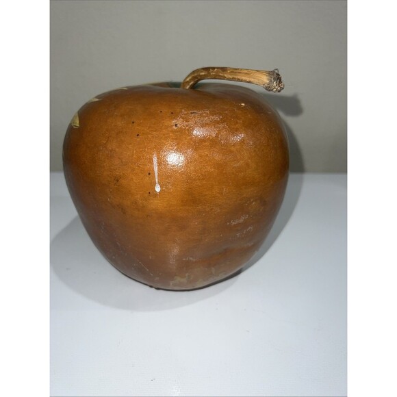 Hand Painted Gourd Folk Art Farmers Market Sunflower Wine Fruit Decoration VTG - Picture 6 of 10